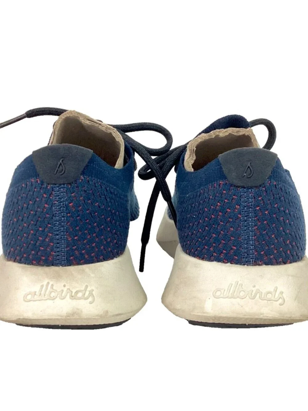 Allbirds Tree Dasher -Women's Sz 5.5 - Navy Blue & Orange -Running/Jogging Shoes